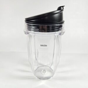 Nutri Ninja Blender 16 oz replacement smoothie‎ To-Go Cup Sip & Seal Lid GENUINE